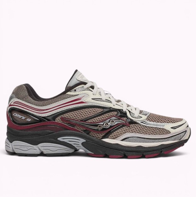 Saucony ProGrid Omni 9 Tan Maroon S70832-8